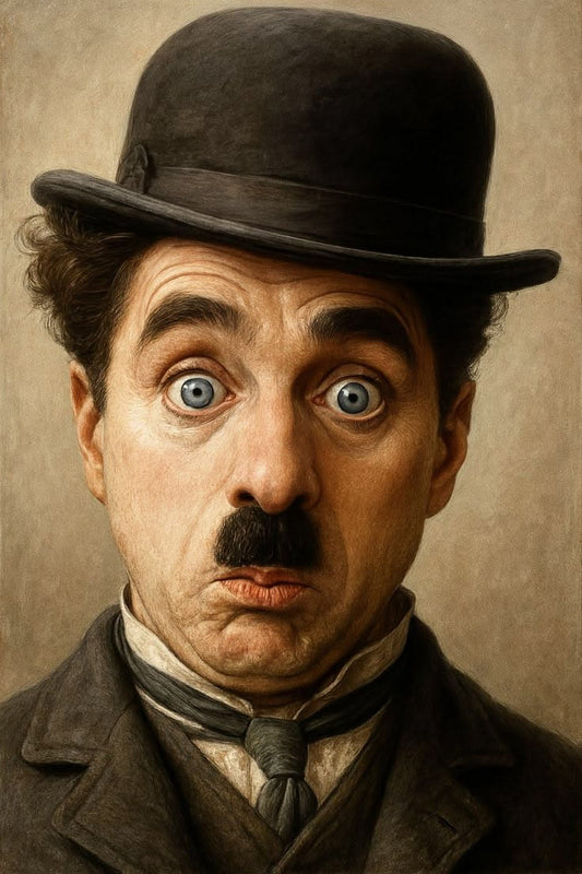 Gigantografía Charles Chaplin — diseño 091