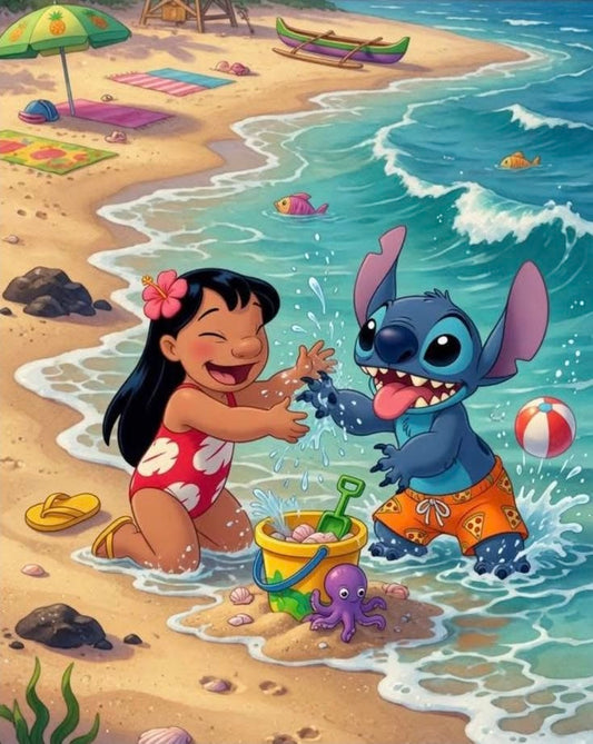 Gigantografía Lilo y Stitch — diseño 015